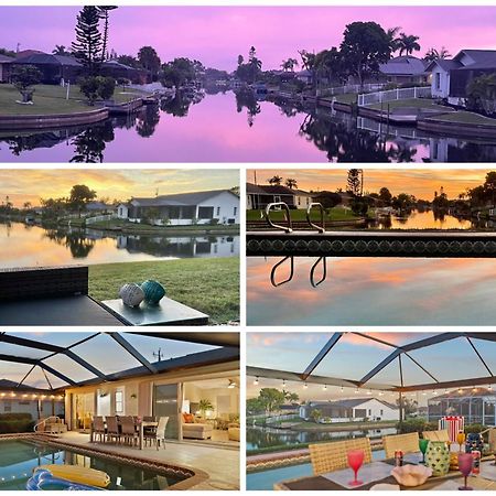 Serenity Waterfront Villa With King Suite, Private Pool, Great Lanai Enclosure And Long Water Views Cape Coral Eksteriør bilde