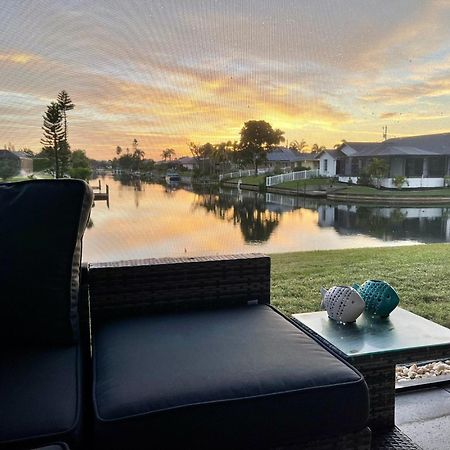 Serenity Waterfront Villa With King Suite, Private Pool, Great Lanai Enclosure And Long Water Views Cape Coral Eksteriør bilde