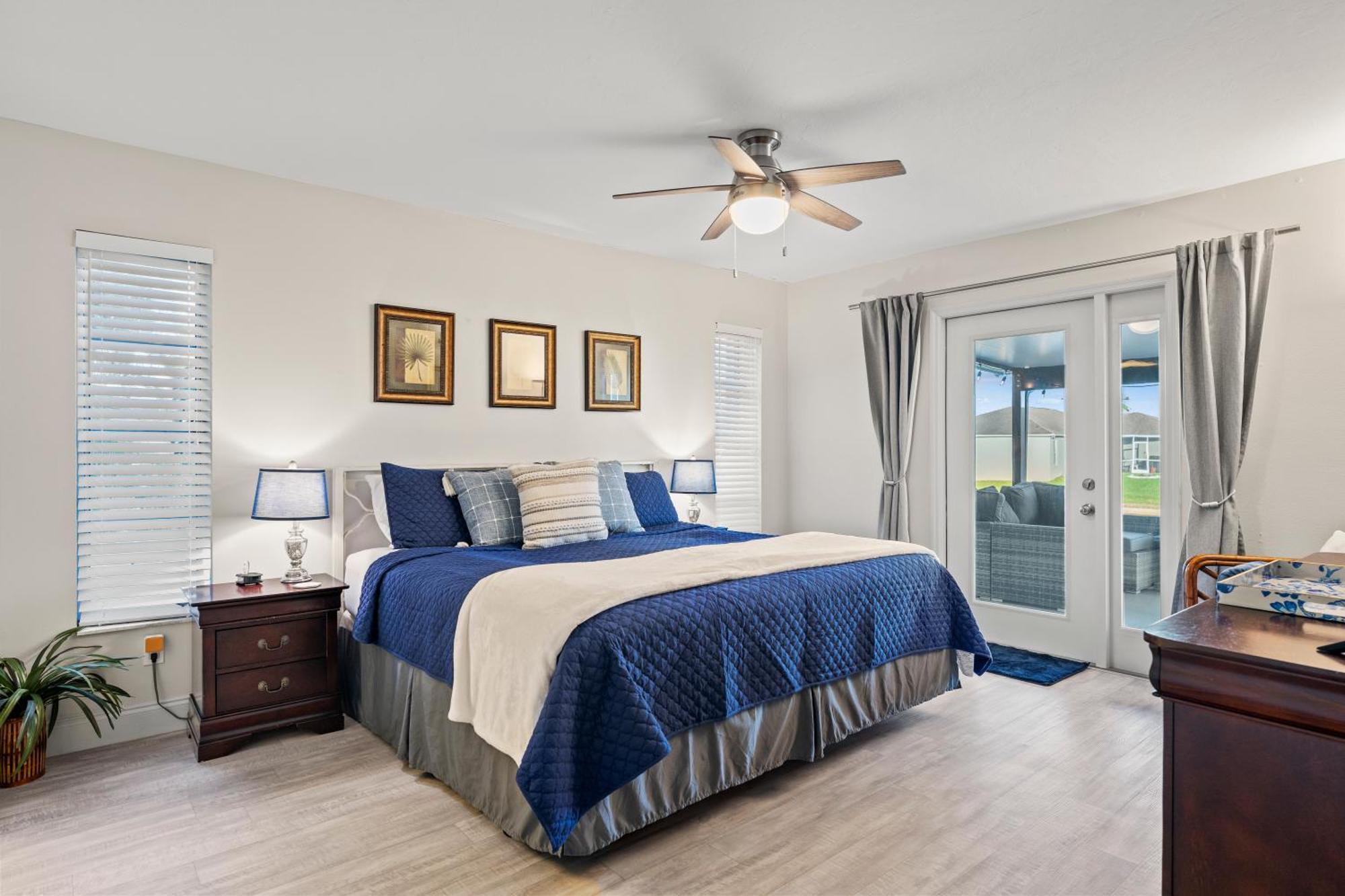 Serenity Waterfront Villa With King Suite, Private Pool, Great Lanai Enclosure And Long Water Views Cape Coral Eksteriør bilde